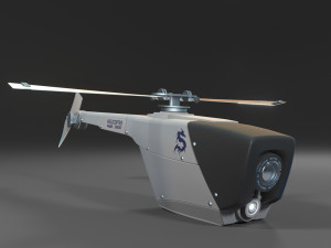 Drone helicopter Modello 3D