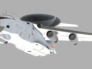 Early warning aircraft Modello 3D