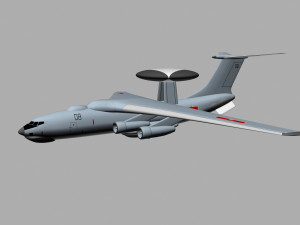 Early warning aircraft Modello 3D