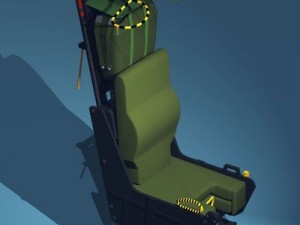 ejection seat Modello 3D
