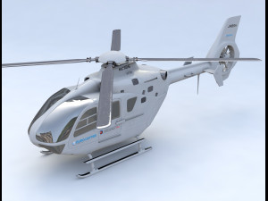 eurocopter ec 135 helicopter Modello 3D