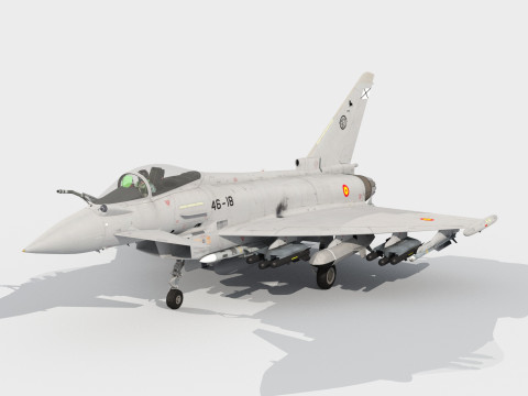 Eurofighter Halcon project Modello 3D