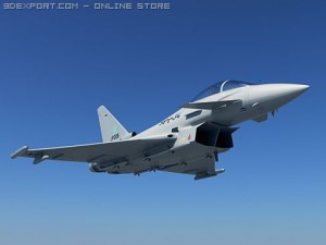 eurofighter typhoon Modello 3D