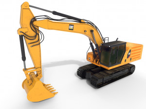 excavator digger Modello 3D