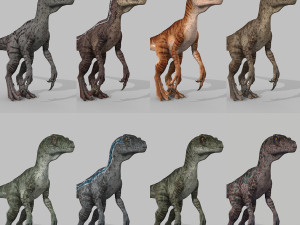 extreme raptor collection - 8k Modello 3D