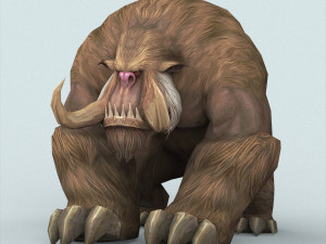 fantasy monster monkey Modello 3D