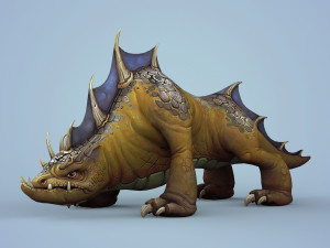 fantasy wild monster animal Modello 3D