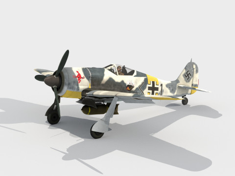 Focke-Wulf Fw190 A5 U Modello 3D