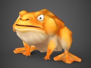 game ready fantasy toad Modello 3D