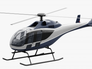 generic helicopter Modello 3D
