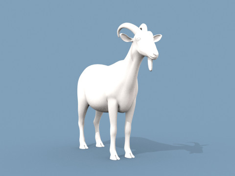 Goat Shape Modello 3D