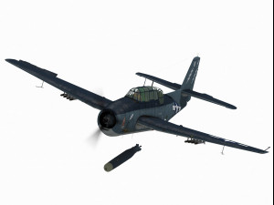 Grumman TBF Avenger Modello 3D