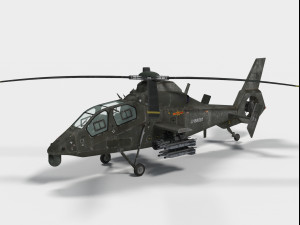 Harbin Z-19 Black Whirlwind Modello 3D