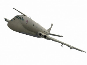 hawker siddley nimrod Modello 3D