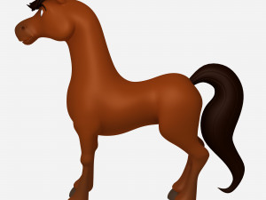 horse Modello 3D