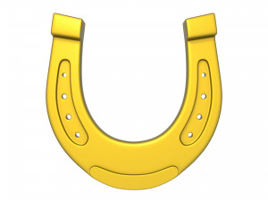 horseshoe cartoon Modello 3D