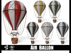 Hot Air Ballon Modello 3D
