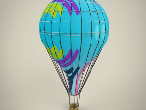 hot air balloon Modello 3D
