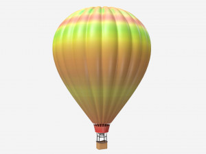 Hot air balloon Modello 3D