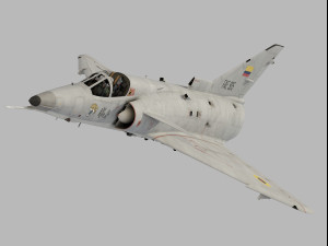 IAI Kfir C2 Modello 3D