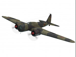 ilyushin db-3 Modello 3D