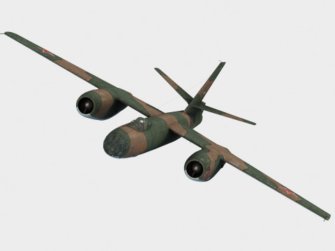 Ilyushin Il-28 Beagle Modello 3D