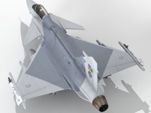 jas 39 south african Modello 3D