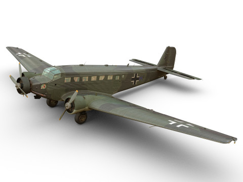Junkers Ju-52 Modello 3D