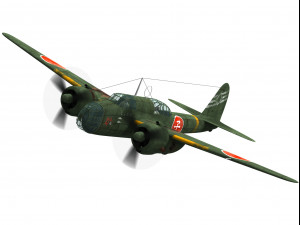 kawasaki ki-48 sokei Modello 3D