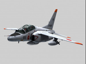 kawasaki t-4 Modello 3D