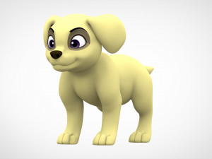 labrador puppy Modello 3D