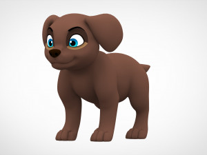 labrador puppy Modello 3D