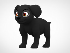 labrador puppy Modello 3D