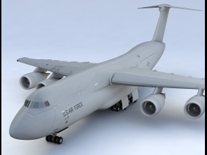 lockheed c130 hercules commerical airplane Modello 3D