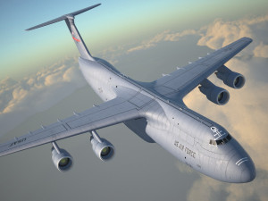 Lockheed C-5 Galaxy Modello 3D
