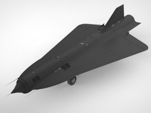 Lockheed d-21 Modello 3D