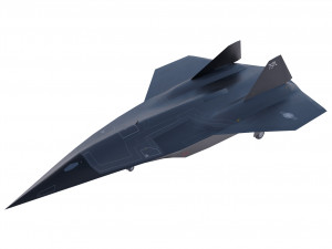 Lockheed SR-72 Darkstar Modello 3D