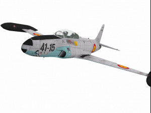 lockheed t-33 Modello 3D