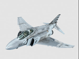 McDonnell Douglas F-4 S Phantom II Modello 3D