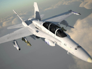 Mcdonnell Douglas FA-18 Hornet Modello 3D