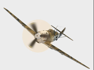 Messerschmitt Bf 109 E4 Modello 3D