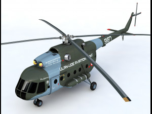 mil mi 8 helicopter Modello 3D