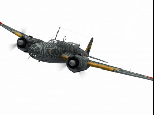 mitsubishi ki-21 sally Modello 3D