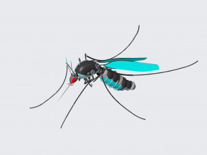 mosquito robot Modello 3D