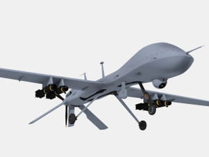 MQ-1C Grey Eagle Modello 3D