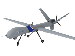 MQ-9 Reaper US Border Security Modello 3D