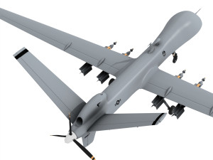 MQ-9 Reaper USAF Modello 3D