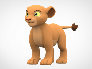 nala cub Modello 3D