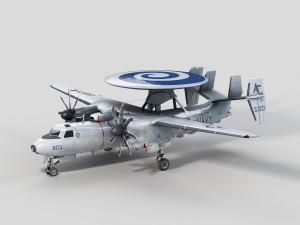 Northrop Grumman E2D Hawkeye Modello 3D