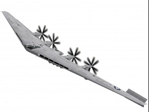 northrop xb-35 Modello 3D